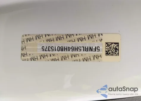 2017 Honda Odyssey Exl из США, поврежденный, VIN 5FNRL5H64HB015375